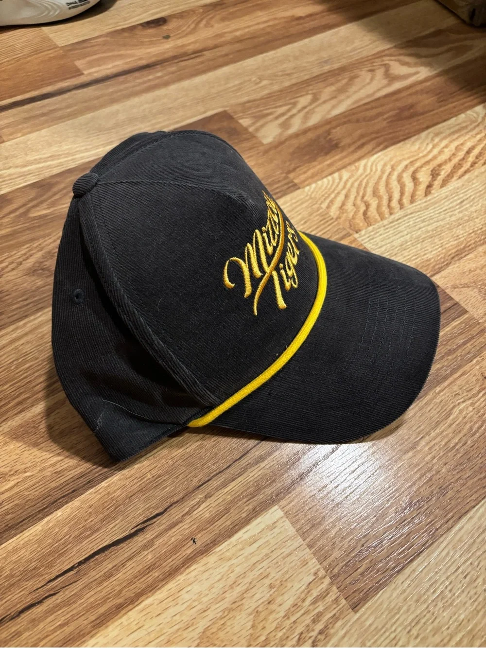 Mizzou Tigers Black & Gold Embroidered Baseball Cap